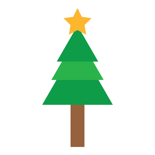 クリスマスツリー Generic Flat icon