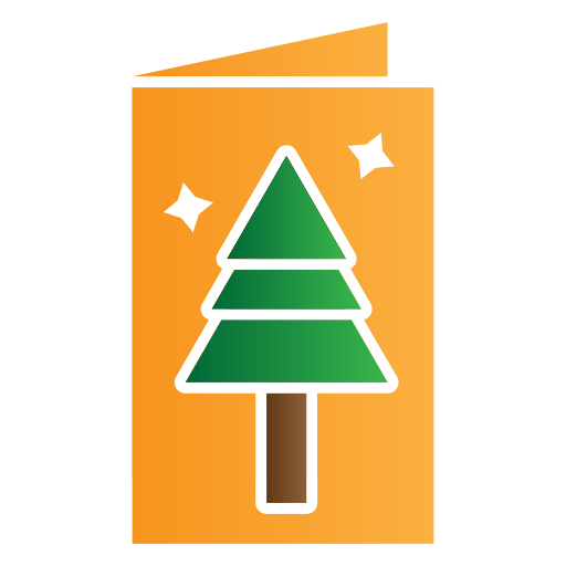 Christmas card Generic Flat Gradient icon