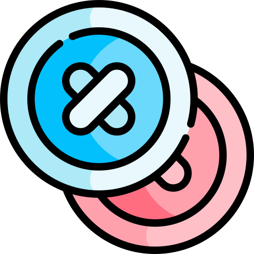 ボタン Kawaii Lineal color icon