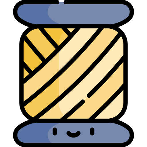 糸 Kawaii Lineal color icon