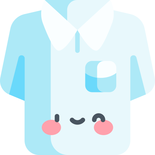 shirt Kawaii Flat icoon