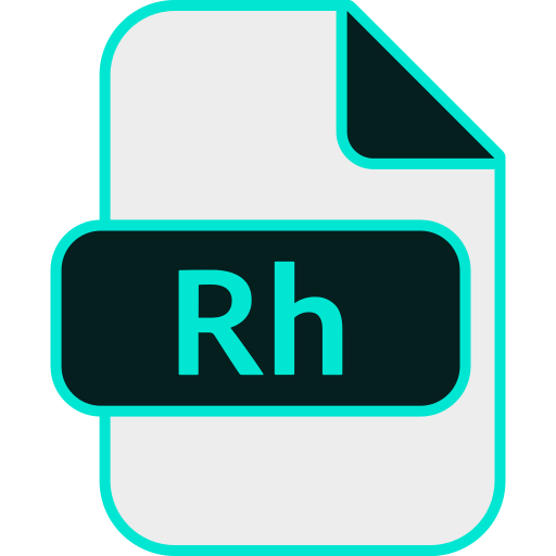 rh. Generic Outline Color icono