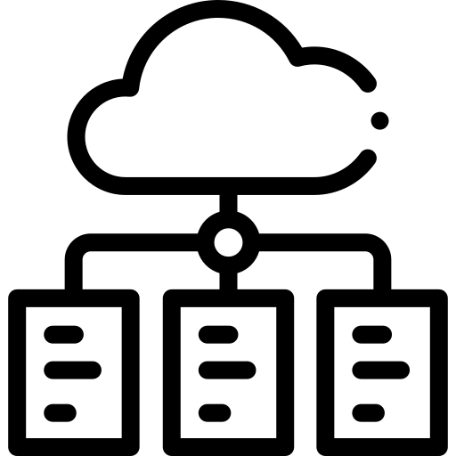 data Detailed Rounded Lineal Icône