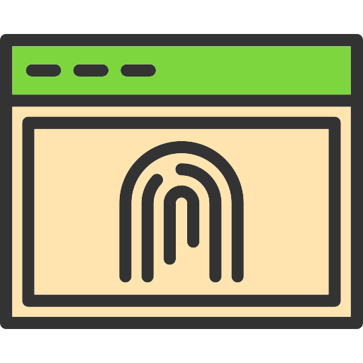 Biometric Generic Outline Color icon