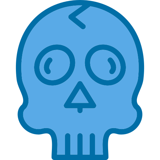 schädel Generic Blue icon