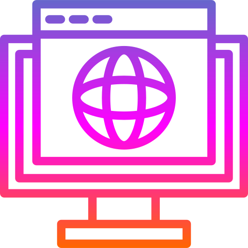web browser Generic Gradient icon