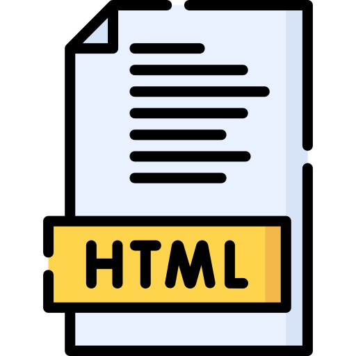 HTML Special Lineal color icon