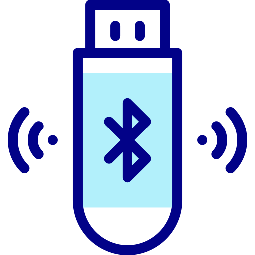 bluetooth Detailed Mixed Lineal color Icône
