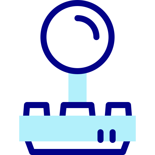 palanca de mando Detailed Mixed Lineal color icono