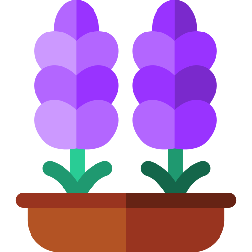 Lavender Basic Rounded Flat icon