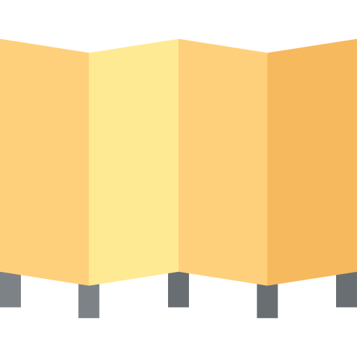 Room Divider Basic Straight Flat icon