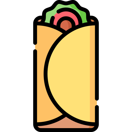 Burrito Special Lineal color icon