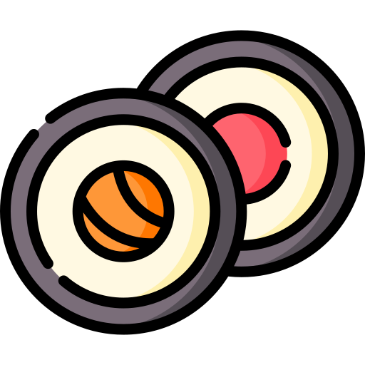 Sushi roll Special Lineal color icon
