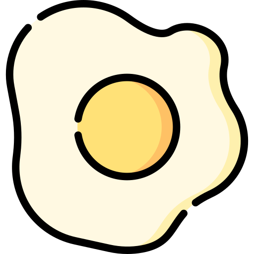 Fried egg Special Lineal color icon