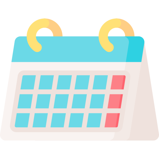 bureau kalender Special Flat icoon