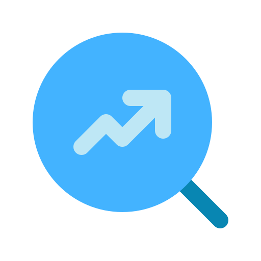 Analytic Generic Blue icon