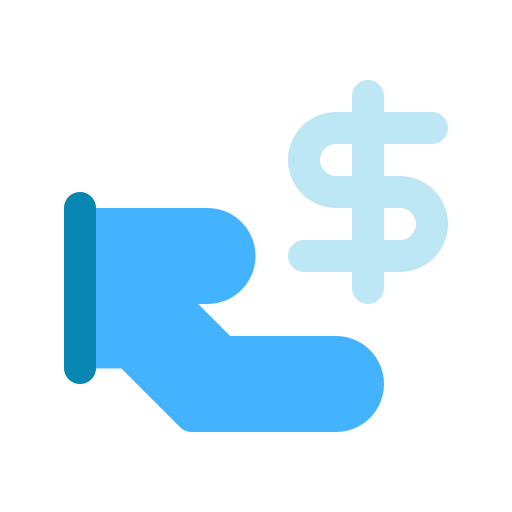 inkomen Generic Blue icoon