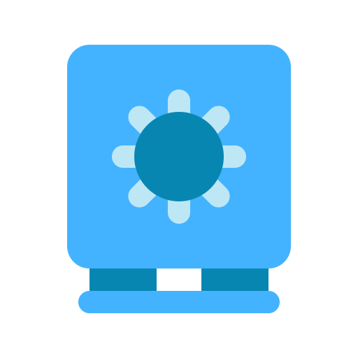 caja de seguridad Generic Blue icono