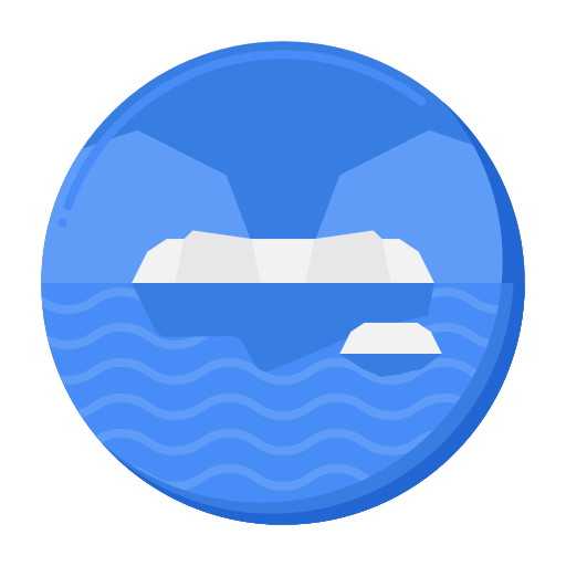 lodowiec Generic Flat ikona