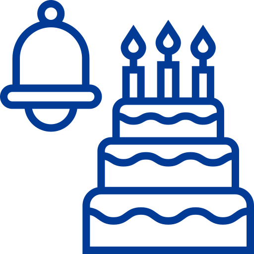 geburtstag Detailed bright Lineal icon
