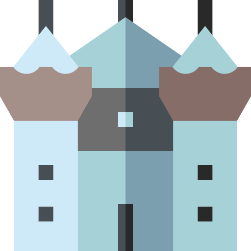 castle Basic Straight Flat icon