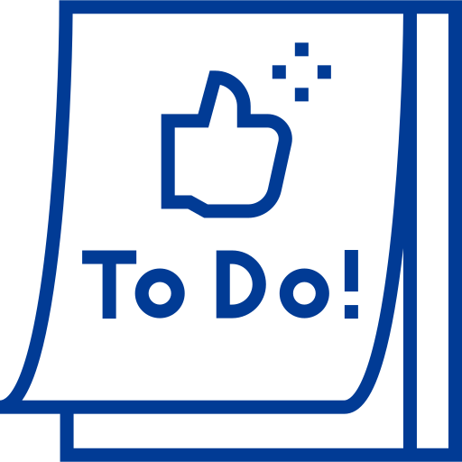 To do list Detailed bright Lineal icon
