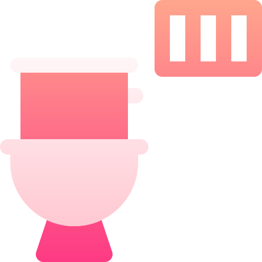 toilette Basic Gradient Gradient icona