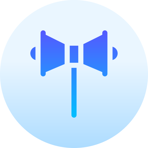 Speaker Basic Gradient Circular icon