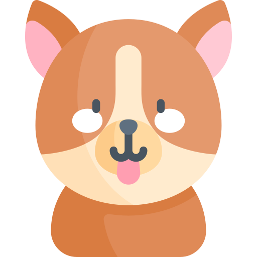 犬 Kawaii Flat icon