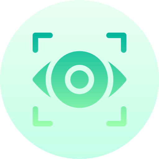 occhio Basic Gradient Circular icona