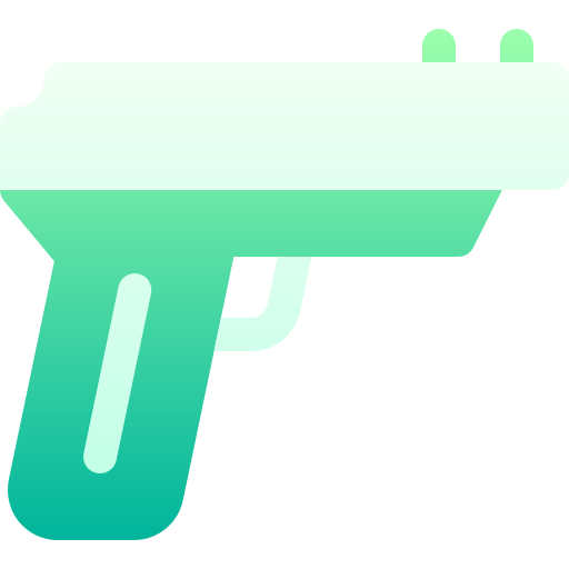 pistool Basic Gradient Gradient icoon