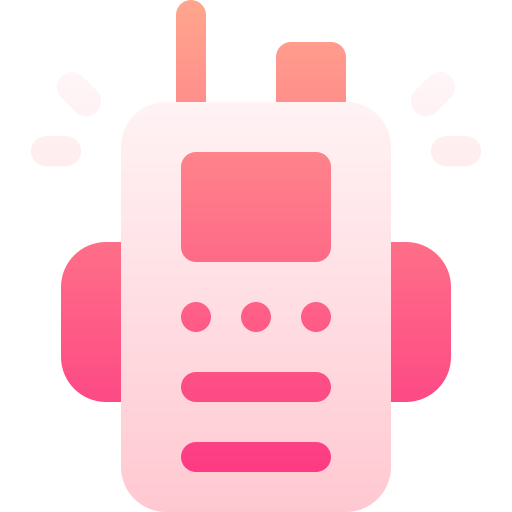 walkie-talkie Basic Gradient Gradient icono