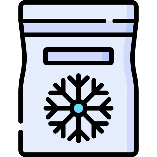 Bolsa de hielo Special Lineal color icono