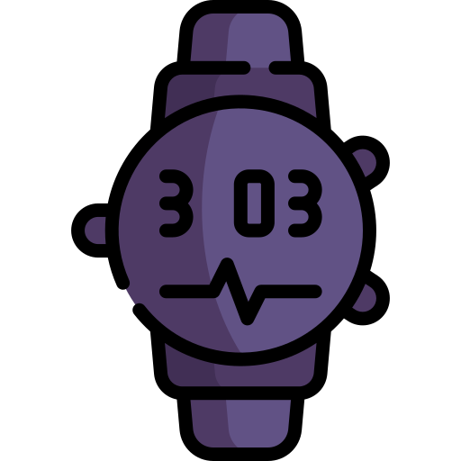 zegarek sportowy Kawaii Lineal color ikona