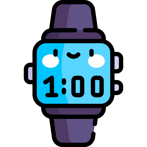 Smartwatch Kawaii Lineal color icon