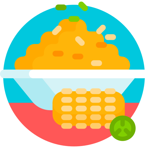 maïs salade Detailed Flat Circular Flat icoon