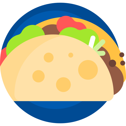 taco Detailed Flat Circular Flat ikona