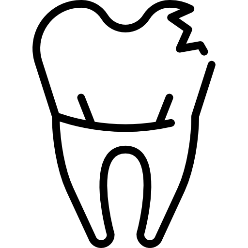 Сломанный зуб  иконка