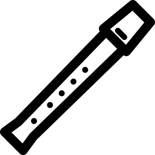 Flute Basic Rounded Lineal icon