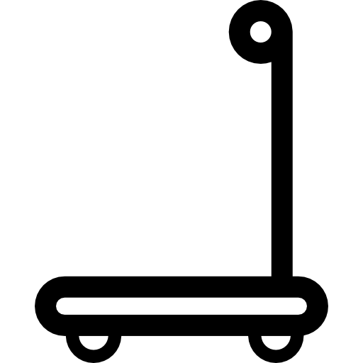 scooter Basic Rounded Lineal icono