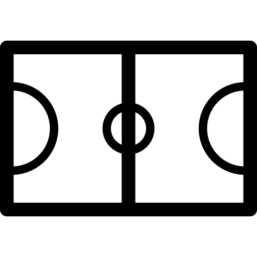 축구장 Basic Rounded Lineal icon