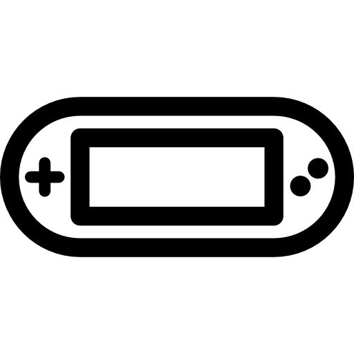 konsola do gier Basic Rounded Lineal ikona