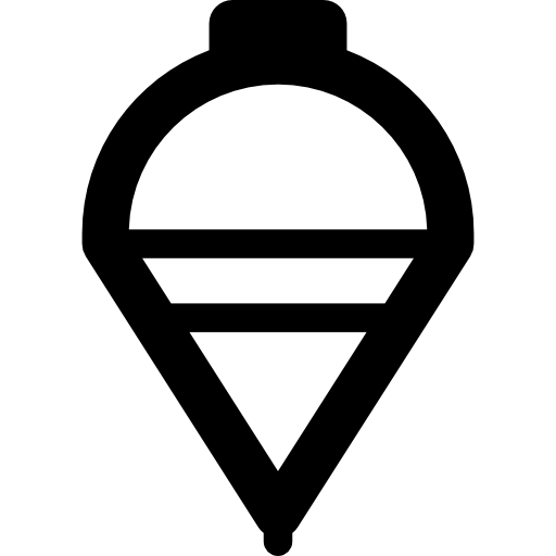parte superior Basic Rounded Lineal icono