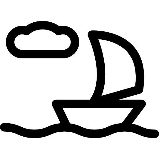 Sailing Basic Rounded Lineal icon