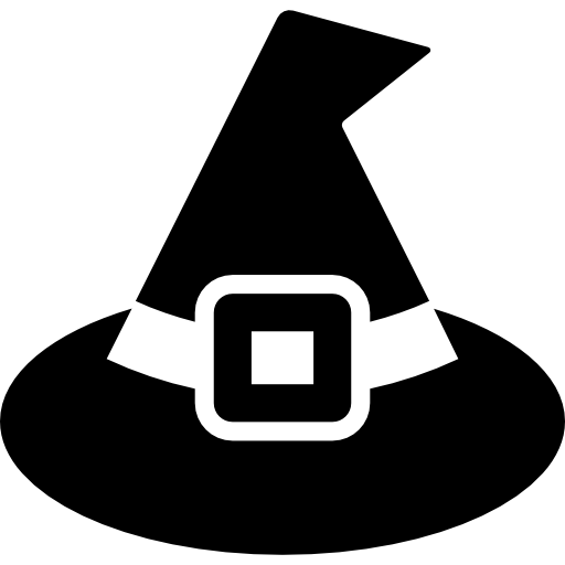 chapéu de bruxa  Ícone