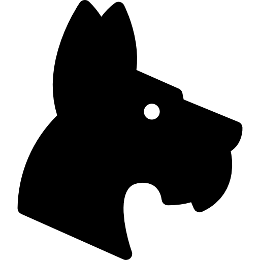 wąsy psa  ikona
