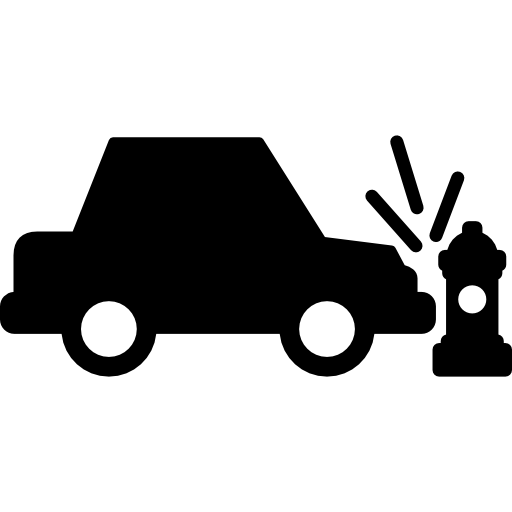 wypadek samochodowy  ikona