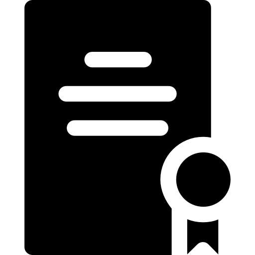 証明書  icon