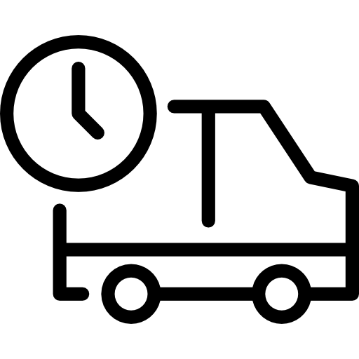 vrachtwagen vertraging  icoon