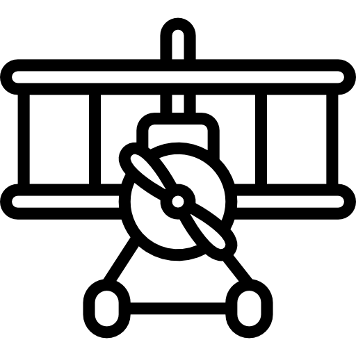 flugzeug Basic Miscellany Lineal icon